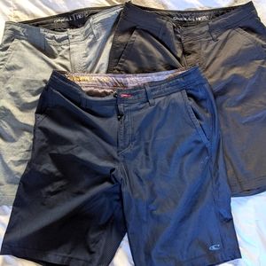 O'Neill Hybrid Shorts Size 32/34 Blue, Light Grey, Dark Grey